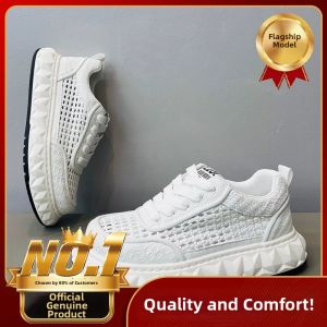 Nanjiren | Breathable Mesh Hollow Thick Sole Dad Shoes