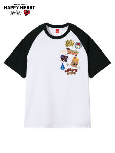CHARLES JANGS HAPPY HEART | Cute Cartoon Print Pure Cotton Childrens Tshirt