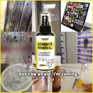 Multi-Purpose Adhesive Remover Safe Residue Removal for Car Window StickersQuick Peel & Stick OffCompatible with All Surfaces