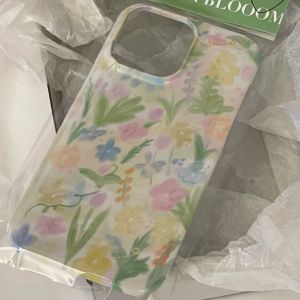 Minimalist Oil Painting Spring Stylish Apple 15promax Huawei Mate60pro Classy Ins Style Phone Case Iphone14pro Glory Men and Women Oppo Film Shell Vivo Xiaomi 12