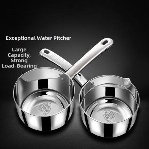 Stainless Steel Long Handle Eagle Spout Thickened Scoop