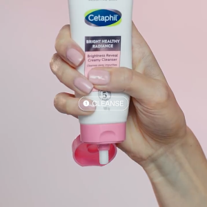 Cetaphil Brightness Reveal Creamy Cleanser 100g Brightening Facial Wash For Dull Uneven Skin
