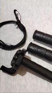 paket gas spontan yz import + handgrip Kaze empuk universal