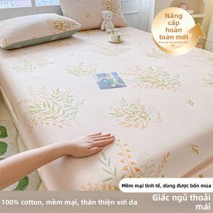 JIFANPAUL | Bộ Drap Gối Bọc Toàn Cotton Chống Bụi 3 Miếng