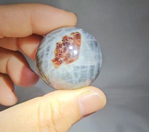 Garnet And Labradorite Sphere / 拉长石与石榴石共生球