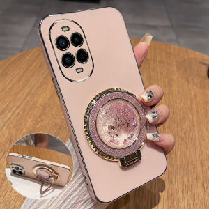 Huawei Nova13 pro Silicone Case Womens Model Full Lens Protection Anti-Fall Soft Shell with Stand Durable Luxury Sensation