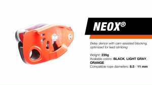 Thiết bị hãm dây leo núi Petzl NEOX phiên bản nâng cấp mới nhất của Grigri dành cho leo núi mạo hiểm ngoài trời