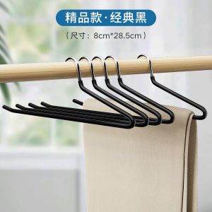 ไม้แขวนเสื้อซุปเปอร์โลว์กูส Type กางเกง คอสั้นรูปตัว Z 25 ซม ประหยัดพื้นที่ไม้แขวนเสื้อกันลื่นสไตล์ยุโรปออแกไนเซอร์จัดเก็บ