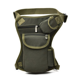 Cycling Canvas Waist and Leg Bag Outdoor Tactics Multi-Functional Leg Bag Mens Bag Leisure Sports Waist Bag Fishing Bag Mobile Phone Bag