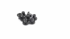 8 PCS Door Hinge Nuts Replacement Screws for 2007-2018 Jeep Wrangler JK JKU Sports Freedom Rubicon Both 2-Door and 4-Door