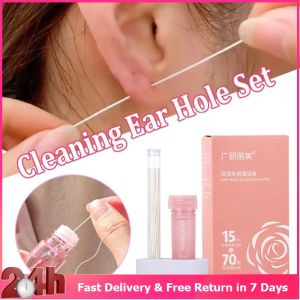 Ear Hole Cleaning Line Set One-Time Cleaners Disposable Earrings Hole Ear Hole Aftercare Tool Kit
