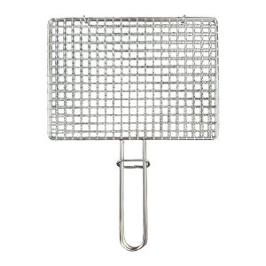 Stainless Steel Barbecue Grill Net Clamp for Vegetables And Fish Grilling Kitchen Utensils Outdoor Camping Cooking Tools