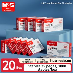 M&G | Stainless Steel Staple for Heavy Duty Use in Restaurants 25 Sheets Capacity