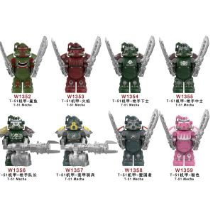 Đồ Chơi Khối Xây Dựng Hình Cá Mập W1352 T51 Đồ Chơi Mô Hình Xe Tăng Cá Mập Lắp Ráp Cho Người Lớn Đồ Chơi Giáo Dục