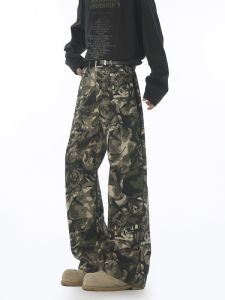 Quần Ống Rộng Phong Cách Mỹ Cổ Điển Dành Cho Nam Quần Ống Rộng Thường Ngày Quần Ống Rộng Làm Việc Quần Ống Rộng Cotton Pha Trộn