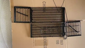 【COD】Large size 30x15x15cm Metal Mouse Trap Cage with High Sensitivity Trigger  Rat Trap Cage Metal Foldable Cage Trapfor Mice Rats Reusable Pest Control Bait Mice Catcher Perangkap Tikus Foldable Rat