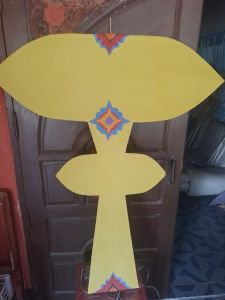 ว่าวสองห้องธนูหวาย150cm.