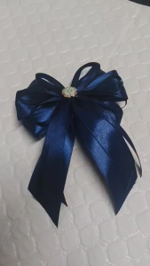 เน็ตผม เน็ตผมโบว์ โบว์ติดผม (กิ๊บสปริง) พร้อมเน็ตผม ริบบิ้นผ้าใหมซาติน งานDIY พร้อมส่ง