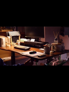 【IN Stock 】Ergonomic Standing Electric Height Adjustable 100/120/140/160CM Office Study Table Desk