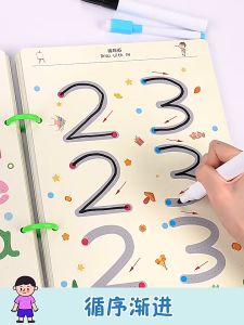 Mamibayi Reusable Magic Activity Book 36/64pcs / Buku Belajar Menulis Mainan Montessori Anak