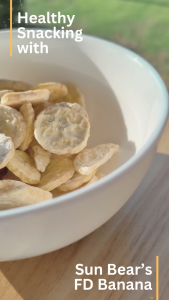 Sun Bear’s Freeze Dried Banana (30g) No Added Sugar | Healthy Snack