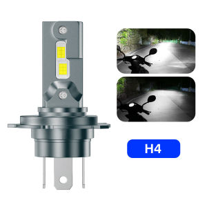 KEVANLY | 1 PC H4 LED 15W Đèn Pha Xe Máy H6 BA20D P15D CSP 12-80V CNC Vỏ Xe Máy Xe Tay Ga Chạy Bộ 6000K Cho Ninja400 NMAX155