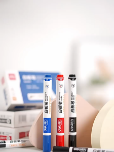 Bút lông bảng Deli S536 – Bút viết bảng nước cho giáo viên dễ xóa màu đen/đỏ/xanh nét mượt