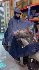 ÁO MƯA CÁNH DƠI SIÊU TO VẢI DÙ DA CÁ BỀN CHẮC CHỐNG THẤM TỐT   CÓ KIẾNG ĐÈN XE TRONG SUỐT AN TOÀN