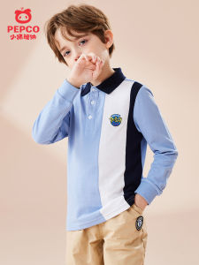 Boys Thermal Fleece Lined Half High Collar Base Shirt Inner Wear T-Shirt Autumn Winter Style Casual Loose Fit Polyester Blend