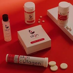 SKJN CollaCenta Combo: Micro Tablets 90s Duma Bottle & 5Point Placenta Capsules Made in Japan