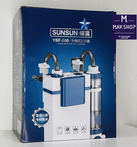 Lọc Treo Sunsun YBF 500 6w Thế Hệ Mới Kết Hợp Tách Phân Lắng Cặn Xả Đáy Tiện Lợi Cho Hồ Cá Cảnh Hồ Thủy Sinh