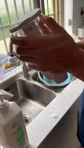 Modern Silver Soap Dispenser Wall Mount Shower Gel & Hand Soap/Bekas Sabun Dinding