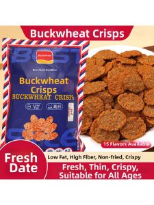 Non-Fried Buckwheat Crispy Snack