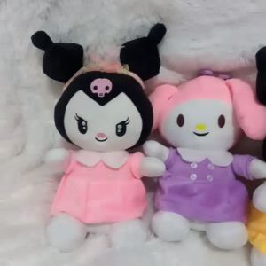 Mainan Boneka kuromi melody stuffed plush high quality kartun kuromi my melody 38cm