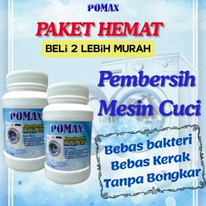 POMAX Bundling 2 PC Pembersih Mesin Cuci 500 gr / angkat kotoran mesin cuci 500 gram / Washing machine cleaner