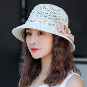 Hat for Woman Korean Sun Protection Hat Fisherman Hats Bowkno Summer Hat Cap of Women Bucket Mom‘s Outdoor Sunshade Hat