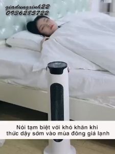 Quạt Sưởi Ấm CAMEL_Máy Sưởi Núm vặn cơ _ Cao Cấp Ấm Áp An toàn - Đầu Xoay Góc Rộng Đa Năng