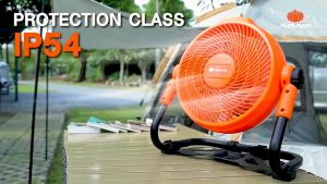 PUMPKIN พัดลม ไร้สาย 20V. รุ่น INF-93FA (50329) มอเตอร์ Brushless (เฉพาะตัวเครื่อง) ขนาด 9นิ้ว / ปรับได้ 3 ระดับ พัดลม