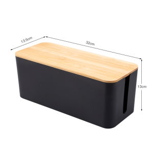 1 PC dây lưu trữ hộp điện cắm bảng dây hộp ổ cắm cáp dữ liệu Hộp nối Hộp nhựa lưu trữ hộp với tre