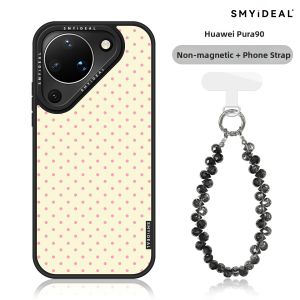 Smyideal | Magnetic Full Dot Pattern Yellow Case For Huawei