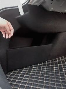 Mazda CX8 2019 - 2025 2pcs Rear Boot Side Storage Box Car Auto Accessories Organizer Divider Trunk Compartment