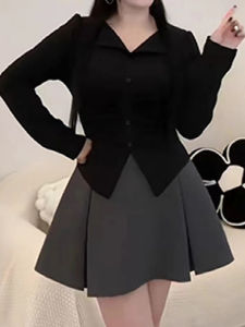 plus Size Shoulder V-Neck Base Shirt Women Spring Inner Wear Fatter Cover Belly Long Sleeve T-Shirt Slimming Unique Top