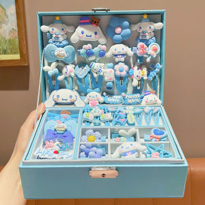 Kawaii Cartoon Dog Ear Hair Accessories Childrens Birthday Gift Girl Box Korean Style Big Ear Dog Jewelry Box