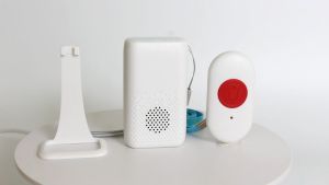 Caregiver Pager Wireless Call Button Alert System SOS Vibration Pager Nurse For Patients Seniors Elderly Disabled Deaf-mute People Home