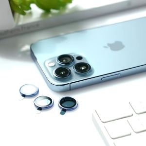 Bộ viền chụp nhôm mắt chụp bảo vệ camera titan iPhone 16E 16 Promax 16Pro Pro 16+ Plus/ 15 Promax pm 15Pro Pro 15+ Plus