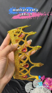 mahkota ultah raja ratu / mahkota raja & ratu / chrown king / chrown queen / topi mahkota 3