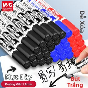 M&G | Erasing Black and Colored Board Markers Non-toxic Large Capacity