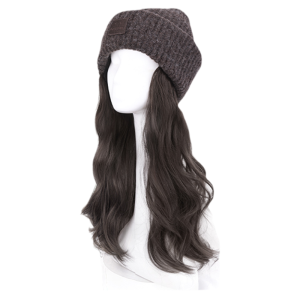 JUZITING | Fashion Autumn Winter Hats Integrated Wig Head Cover