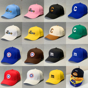 หมวกเด็กสำหรับฤดูใบไม้ผลิและฤดูร้อนแก๊ปสำหรับเด็กหมวกเบสบอลแบบบางสำหรับเด็กหมวกกันแดดลายการ์ตูนยอดนิยมสำหรับเด็กชายและเด็กหญิง