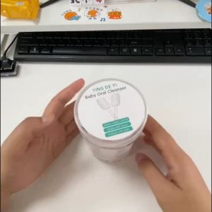 Sweetybayi 30 Sticks Baby Cotton Swab Mouth Tongue Oral Cleaner wipes Baby Cotton Gauze Pad Stick Pembersih Mulut Bayi